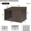 Premium Wall Mount Solarium Gazebo