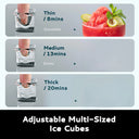 EKOJUCE Countertop Ice Cube Maker, Portable Ice Machine