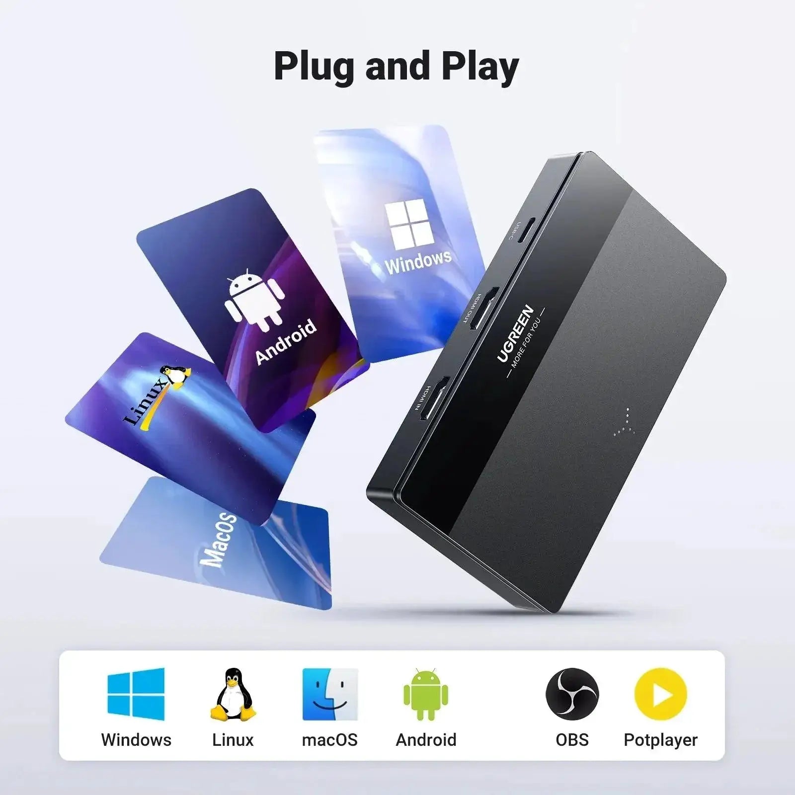 UGREEN 4K HDMI Capture Card Ultimate Video Recording