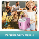 EKOJUCE Pound Bullet Ice Machine, Compact & Portable