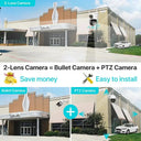 Smart Outdoor Camera 4K 8MP 360 Degree AI Tracking