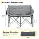 Heavy Duty Double Outdoor Folding Chair