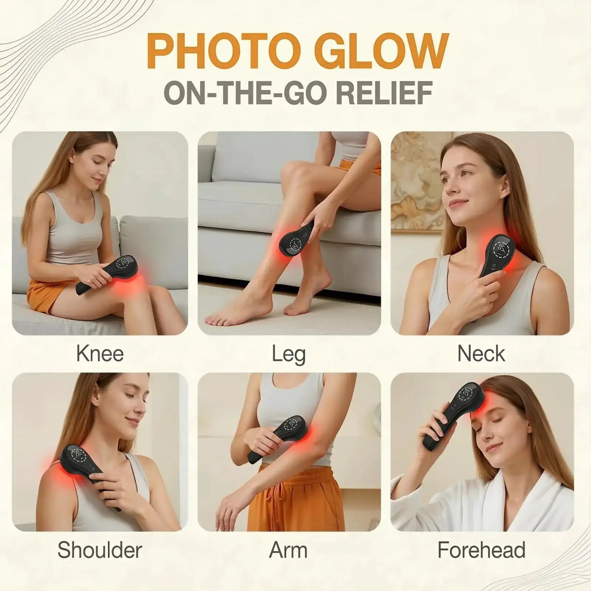 Red Light Therapy Device Handheld Cold LED Light Wand Infrared — product view 5