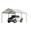 Portable Steel Carport Canopy White