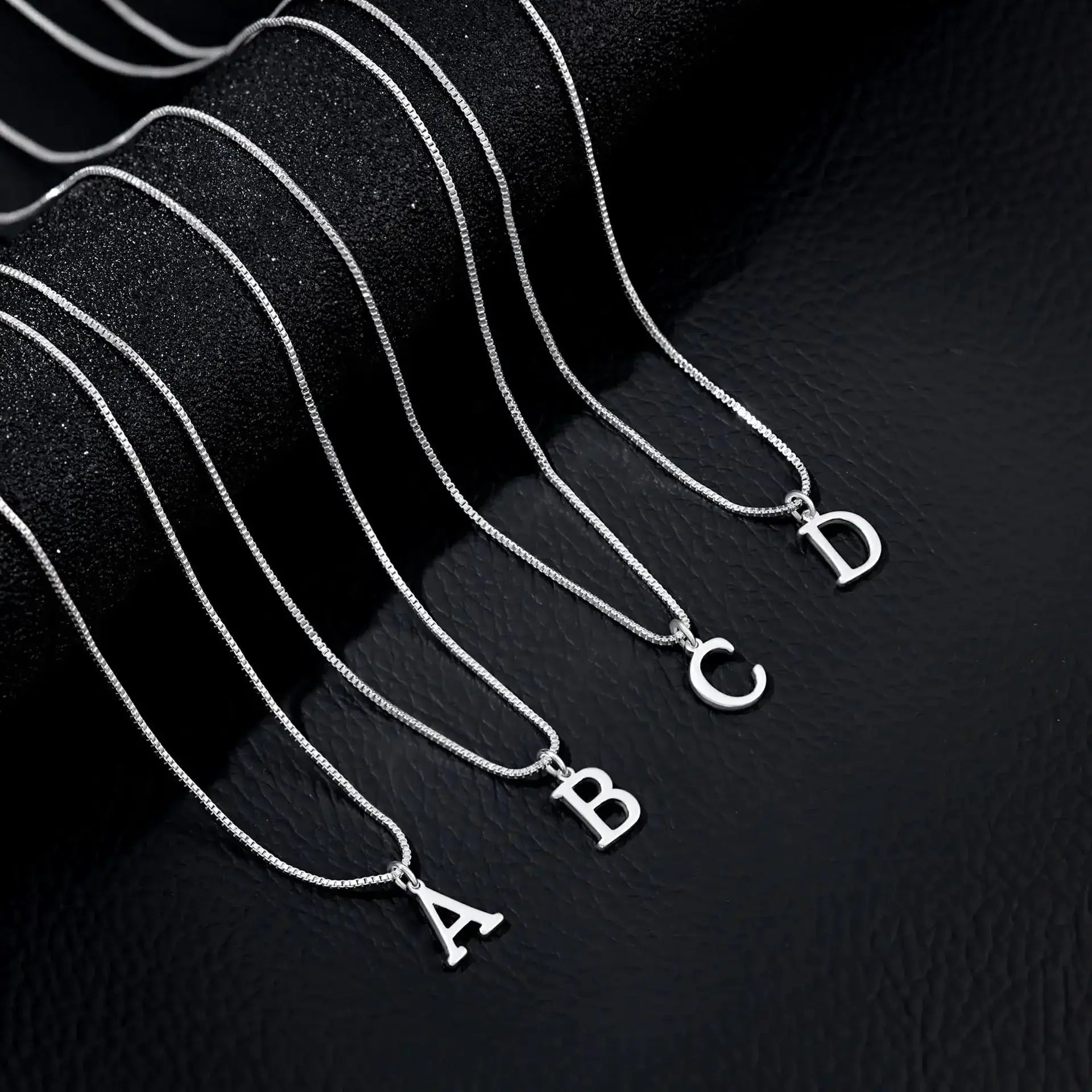 Name Initial Necklace For Women Stainless Steel Jewelry