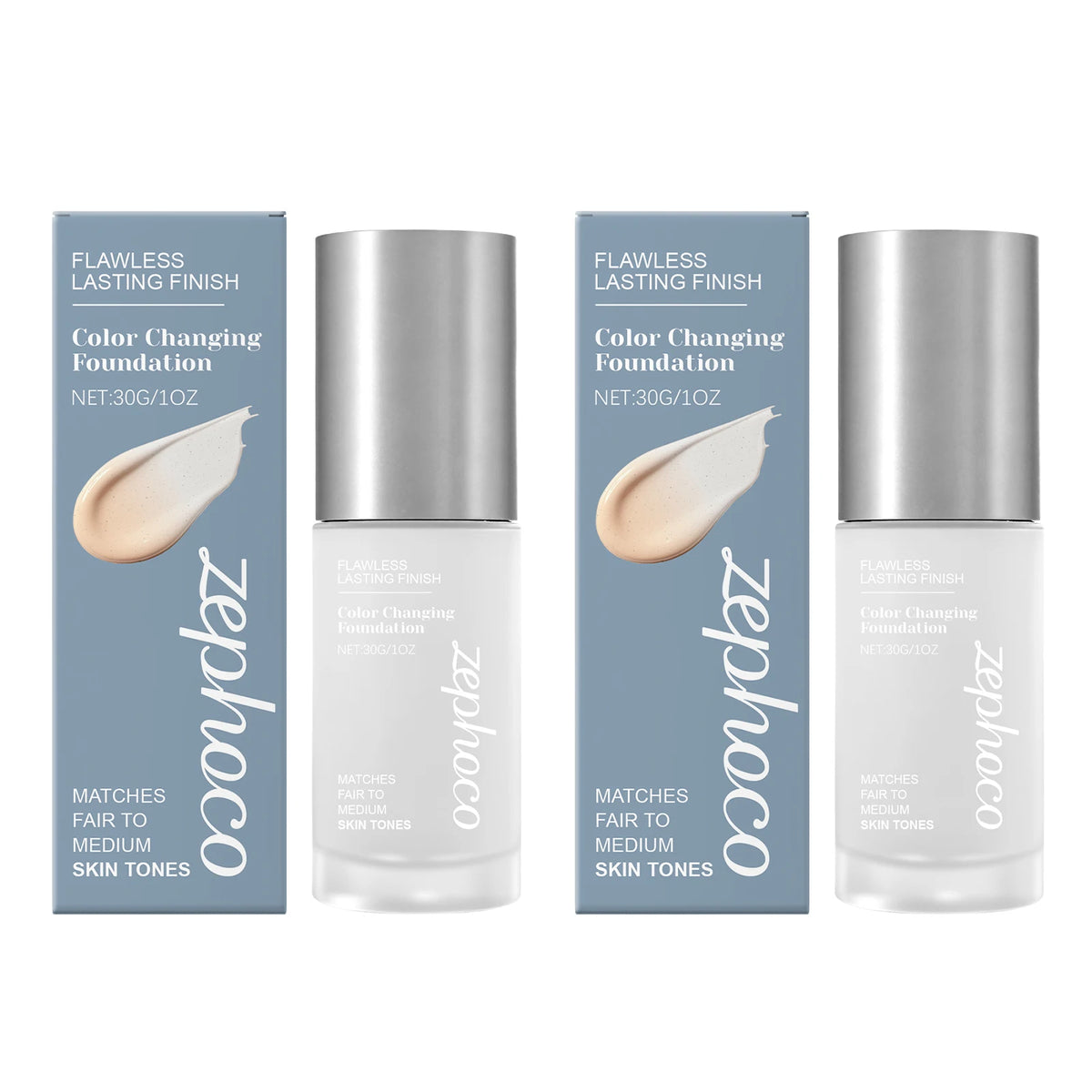 Zephoco Color Changing Foundation Waterproof