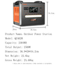 Portable Power Station 2400W LifePo4