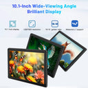 BUFO C11 10.1 Inch Android 15 Tablet PC 20GB(3+17) RAM 64GB ROM Octa Core Processor 1280*800 HD LCD Screen 5000mAh Battery 5MP+8MP Dual Camera Expandable 1TB TF Card Tablet