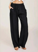 Breathable Cotton Linen Pants for Women