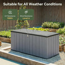 Waterproof 21 Cu Ft Resin Deck Box