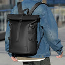 Unisex PU Travel Backpack 20 35L