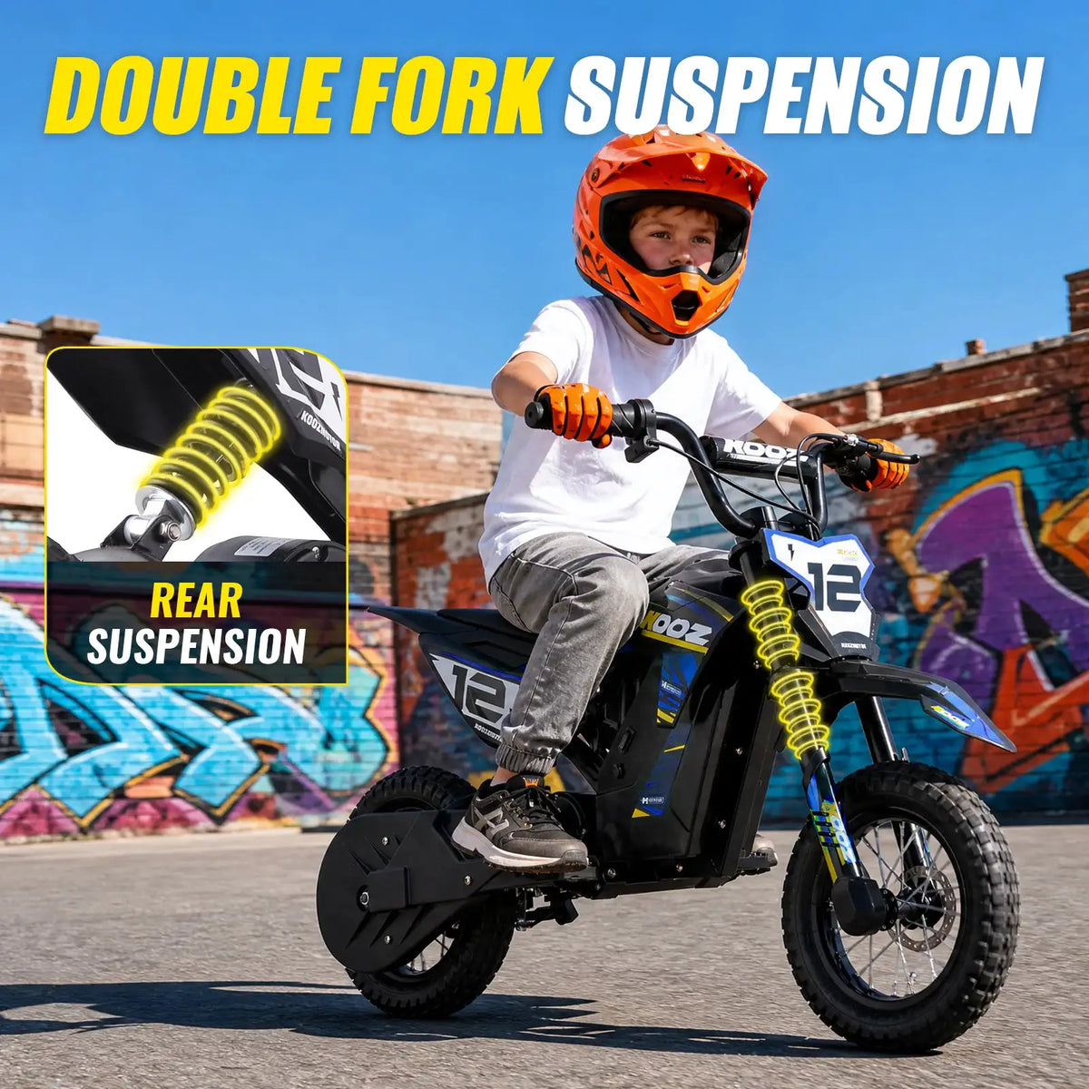 Kooz Powerful Kids Safe Electric Bike — product view 6