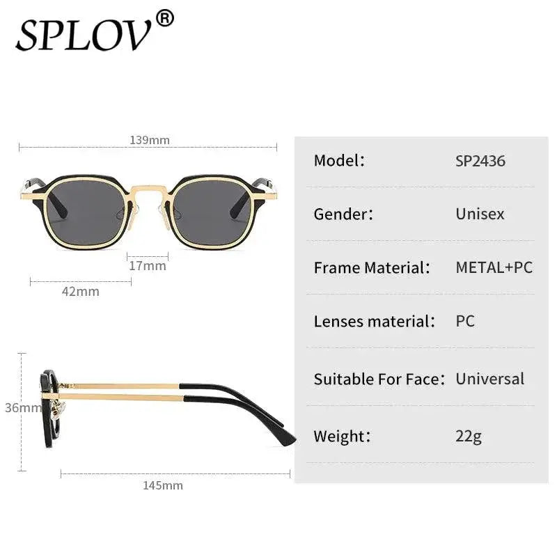 Trendy Retro Square Sunglasses UV400 for Men and Women