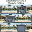 Durable 10x10 Hardtop Outdoor Gazebo