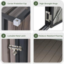Aoxun 5x3ft Metal Outdoor Storage Shed