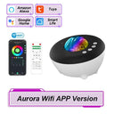 Star Projector LED Aurora Projector Bluetooth Speaker Night Light