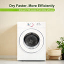 EUHOMY Portable Clothes Dryer Compact Laundry Dryers Front Load