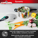 MAGEFESA Dynamic Fast Pressure Cooker with Basket 18/10 Steel