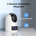 4K Dual Lens Security Camera for Homes