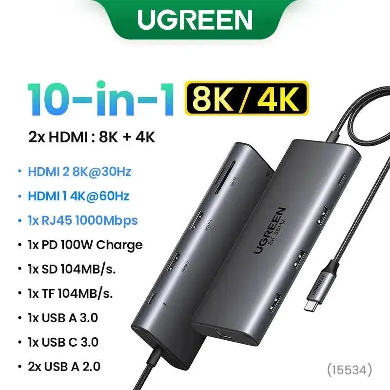 UGREEN 8K HDMI Adapter Dock For Ultimate Connectivity