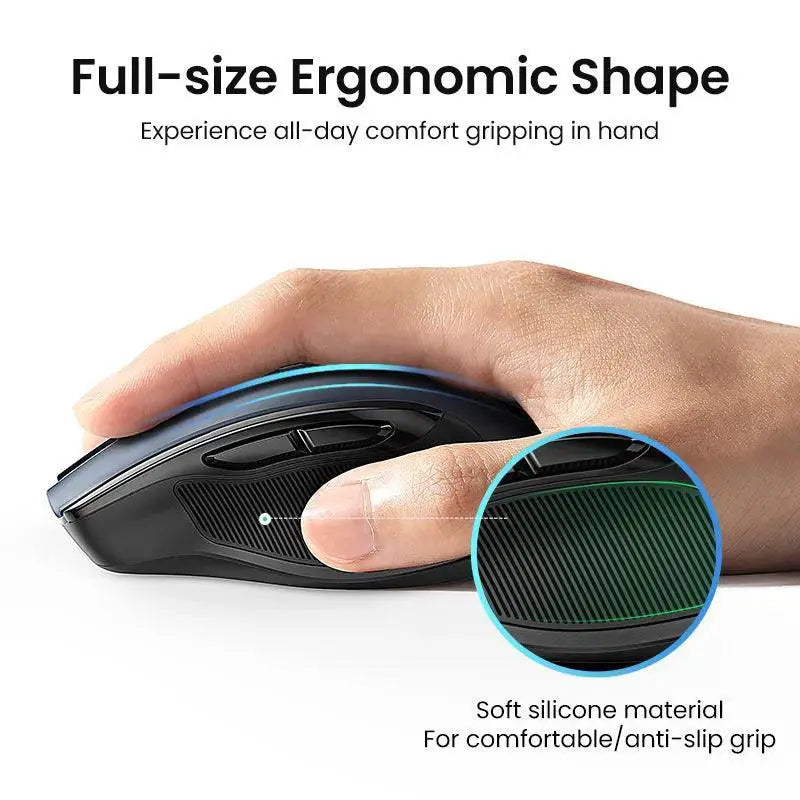 UGREEN Wireless Ergonomic Design Mouse For MacBook Tablet PC
