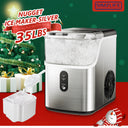 EKOJUCE Countertop Nugget Ice Maker, Portable Pellet Ice Machine