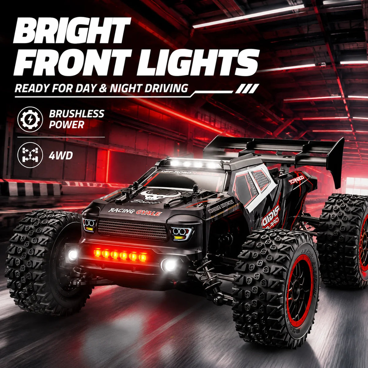 ZNLYRION RC Car Truck High Speed Brushless Full Metal Gear — product view 3