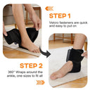 Cordless Foot Ankle Massager with Heat Vibration Heating Pad for Feet Pain Relief Led Touch Screen Ankle Brace Wraps SupportBelt