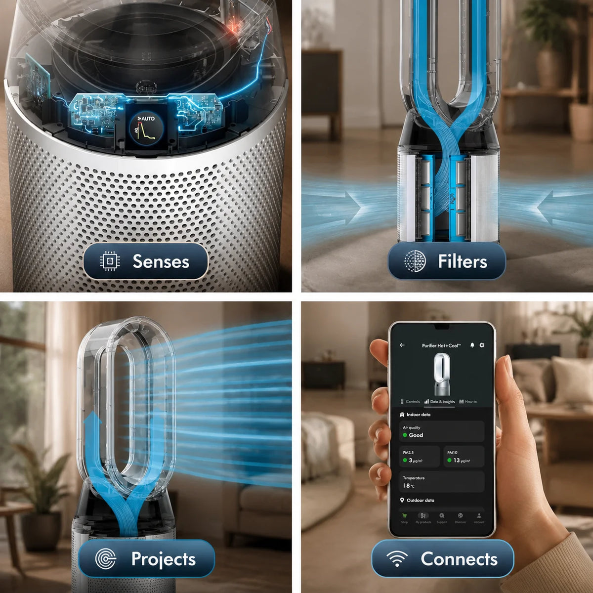 Dyson Purifier Hot Cool Air