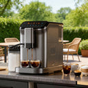 EUHOMY Fully Automatic Espresso Machine with Manual Milk Frother