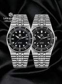 San Martin 37.5mm 40mm Classic Simple Dial Men Diver Watch Miyota 9015 Luxury Automatic Mechanical Watch Waterproof 200m SN0148