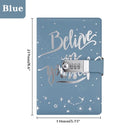 A5 Lockable Leather Journal - Secure Travel Diary Planner