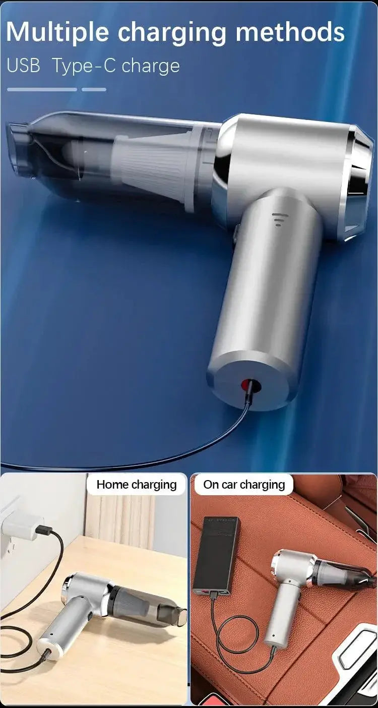 SZUK 180000PA Mini Car Vacuum Cleaner Portable Powerful