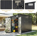 Large Outdoor Metal Storage Shed