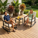 Outdoor Rocking Patio Chair Set