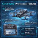 Screen Remote Control Drone, Brushless Motor Optical Flow