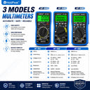 HoldPeak Digital Multimeter True RMS Auto Range Electrical Tester