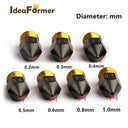 MK8 Precision PTFE Coated Nozzle Set Smooth 3D Kit