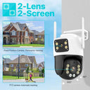 Smart Outdoor Camera 4K 8MP 360 Degree AI Tracking