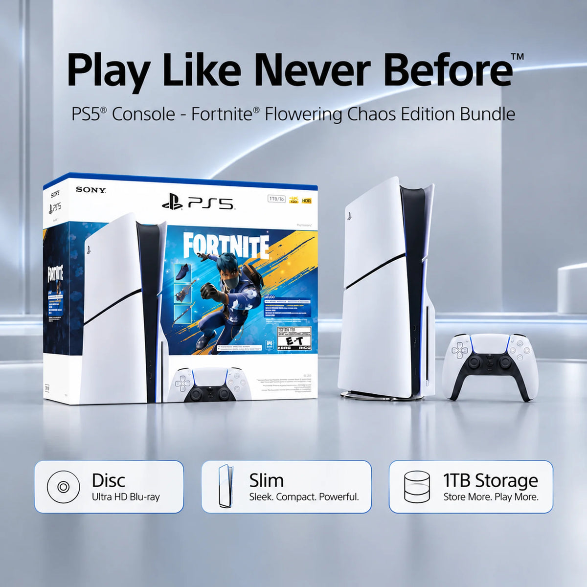 Sony Blu-Ray Gaming Console Fortnite