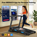 Merach T12 Foldable Treadmill With Incline Bluetooth HR Monitor