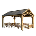 Gable Roof Gazebo Using Premium Wood