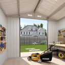 Lockable Galvanized Steel Shed