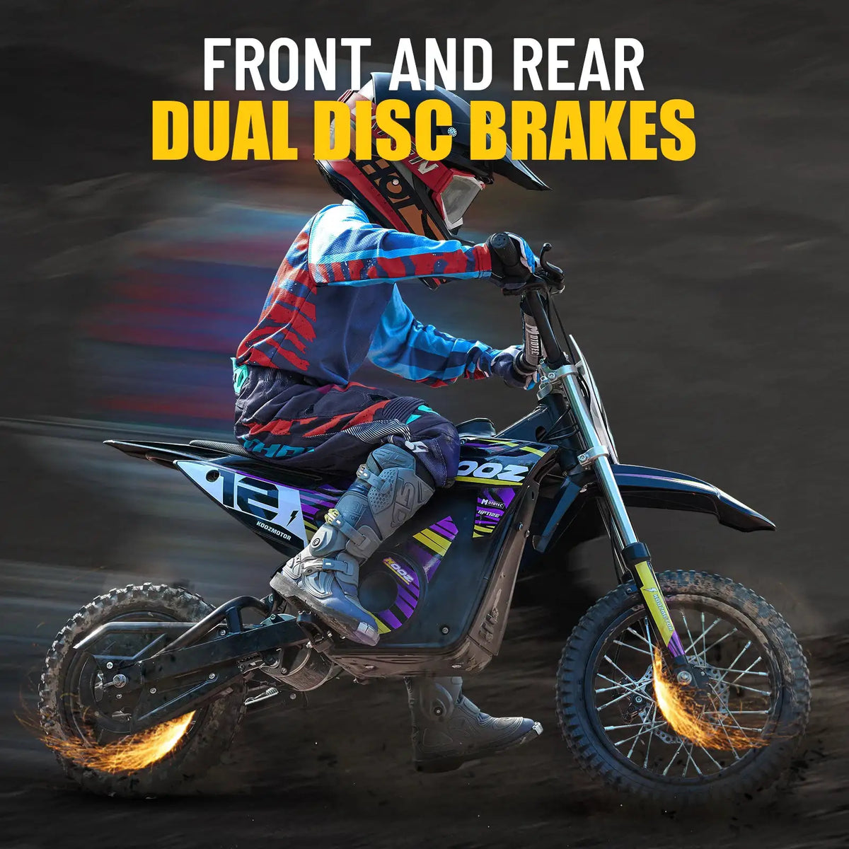 KOOZ Kids Electric Dirt Bike - Pro — product view 7