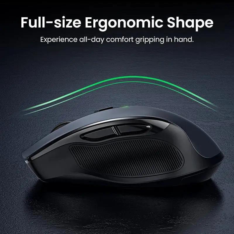 Wireless Ergonomic Mouse With Adjustable DPI For Precision
