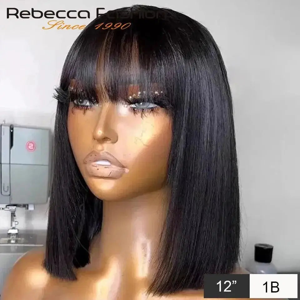 Fast Shipping Burgundy Bob Wig for Women – #99J / United State / 10inches | 180% product view 8