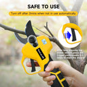 Cordless 480W Brushless Electric Pruning Shears With LCD Display