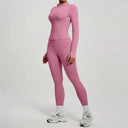 Breathable Women Yoga Set Tracksuit High Waist