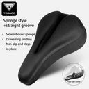 Thick Silicone Bike Saddle Cover Memory Cotton Pad