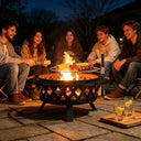 Portable Steel Fire Pit With Grill
